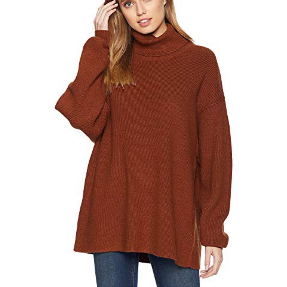 Free People Softly structured tunic terra cotta